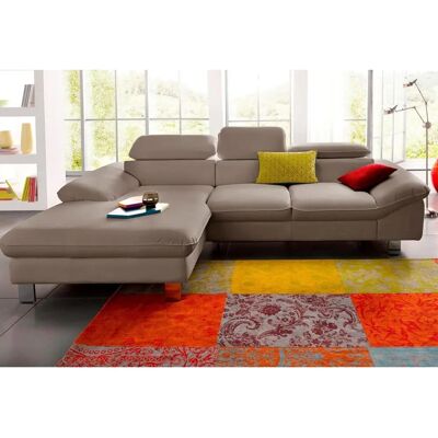 COTTA Driver L-Form Sofa - Grau - 268cm x 73cm x 169cm - Kunstleder COTTA Driver L-Form Sofa - Grau - 268cm x 73cm x 169cm - Kunstleder