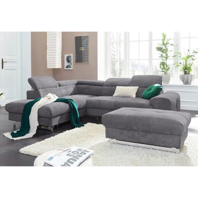 COTTA Chef L-Form Sofa - Verstellbare Kopfstützen, Made in Europe COTTA Chef L-Form Sofa - Verstellbare Kopfstützen, Made in Europe