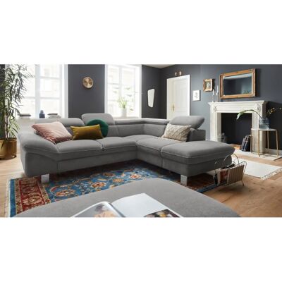 COTTA Driver L-Form Sofa - Chenille, Bettfunktion & Stauraum COTTA Driver L-Form Sofa - Chenille, Bettfunktion & Stauraum