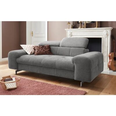Cotta Mailand Grau Chenille Sofa - 2-Sitzer, Modernes Design Cotta Mailand Grau Chenille Sofa - 2-Sitzer, Modernes Design
