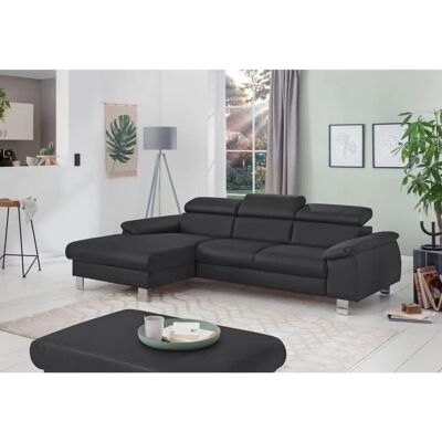 COTTA Komaris L-Form Sofa - Bezug: Kunstleder SOFTLUX, Recamiere links, Ohne Bettfunktion COTTA Komaris L-Form Sofa - Bezug: Kunstleder SOFTLUX, Recamiere links, Ohne Bettfunktion