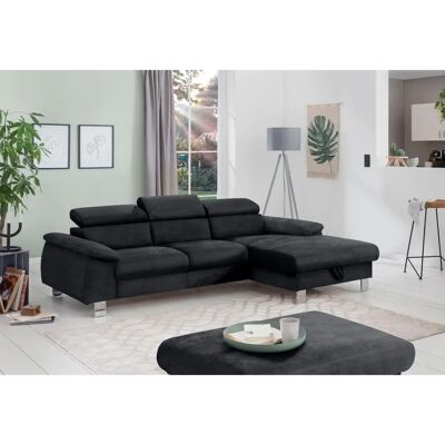 COTTA Komaris L-Form Sofa - Mikrofaser, Recamiere, Stauraum COTTA Komaris L-Form Sofa - Mikrofaser, Recamiere, Stauraum