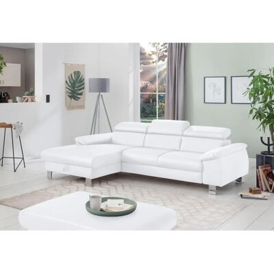 COTTA Komaris L-Form Sofa - Kunstleder, Stauraum, Bettfunktion COTTA Komaris L-Form Sofa - Kunstleder, Stauraum, Bettfunktion
