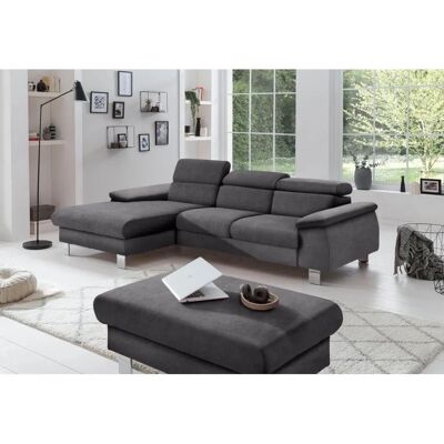 COTTA Komaris L-Form Grau Sofa - Sofa COTTA Komaris L-Form Grau Sofa - Sofa