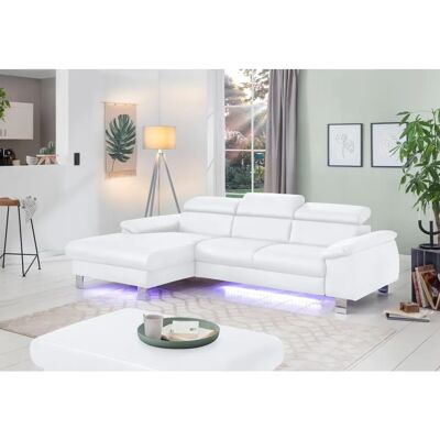 COTTA Komaris L-Form Sofa - Kunstleder, LED, Stauraum COTTA Komaris L-Form Sofa - Kunstleder, LED, Stauraum