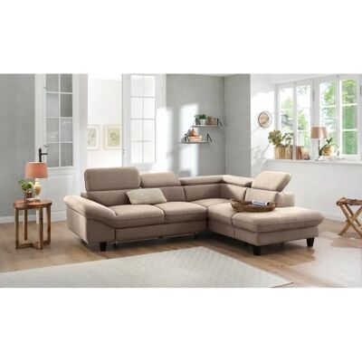 Home affaire Ecksofa Pilot L-Form - beige - moderner Look Home affaire Ecksofa Pilot L-Form - beige - moderner Look