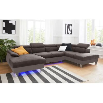 COTTA Komaris U-Form Leder-Sofa - Sofa COTTA Komaris U-Form Leder-Sofa - Sofa