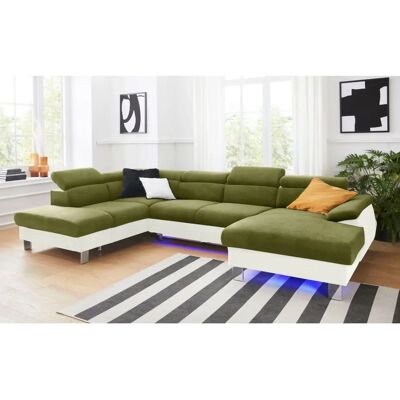 COTTA Wohnlandschaft - U-Form, grün, 320cm - Sofa COTTA Wohnlandschaft - U-Form, grün, 320cm - Sofa