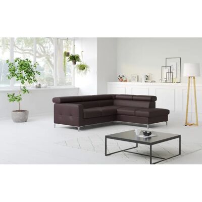 COTTA Sammy L-Form Sofa - Naturleder, Braun, 239x74x207cm COTTA Sammy L-Form Sofa - Naturleder, Braun, 239x74x207cm