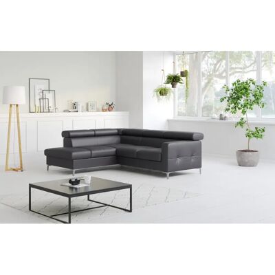 COTTA Sammy Schwarzes Sofa - 239x74x207 cm COTTA Sammy Schwarzes Sofa - 239x74x207 cm