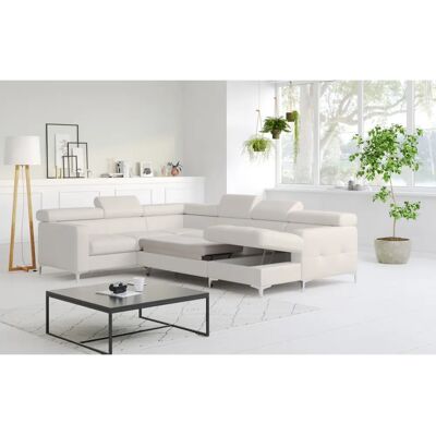 COTTA Sammy U-Form Sofa - NaturLeder, Recamiere, Bettfunktion COTTA Sammy U-Form Sofa - NaturLeder, Recamiere, Bettfunktion