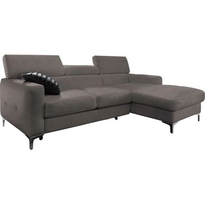 COTTA Sammy Microfaser Grau Ecksofa - Sofa COTTA Sammy Microfaser Grau Ecksofa - Sofa