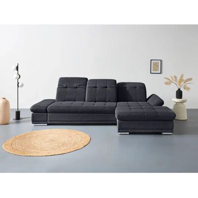 COTTA Holiday L-Form Sofa - Recamiere, Stauraum, Chenille COTTA Holiday L-Form Sofa - Recamiere, Stauraum, Chenille
