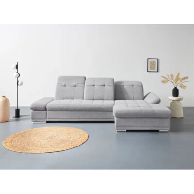 COTTA Holiday L-Form Grau Sofa mit Stauraum & Bettfunktion COTTA Holiday L-Form Grau Sofa mit Stauraum & Bettfunktion