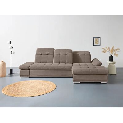 COTTA Holiday L-Form Ecksofa - Recamiere rechts, Gepolsterte Rückenlehne, Bettfunktion COTTA Holiday L-Form Ecksofa - Recamiere rechts, Gepolsterte Rückenlehne, Bettfunktion