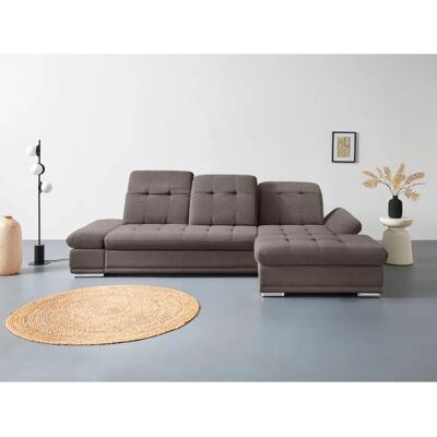 COTTA Holiday L-Form Sofa - Mikrofaser, Verstellbar, Stauraum COTTA Holiday L-Form Sofa - Mikrofaser, Verstellbar, Stauraum