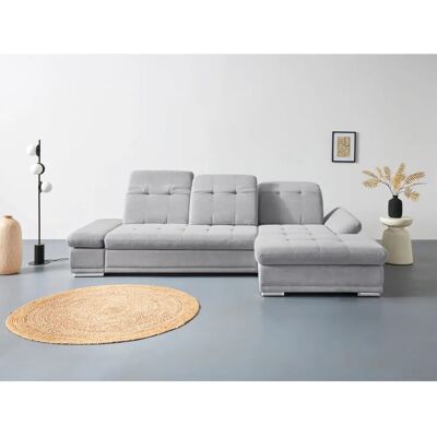 COTTA Holiday L-Form Grau Sofa - Wende-Recamiere COTTA Holiday L-Form Grau Sofa - Wende-Recamiere