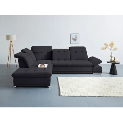 COTTA Holiday L-Form Sofa - Chenille, Stauraum, Verstellbar COTTA Holiday L-Form Sofa - Chenille, Stauraum, Verstellbar