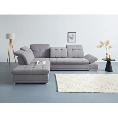 COTTA Holiday L-Form Sofa - Mikrofaser, Verstellbar, Stauraum COTTA Holiday L-Form Sofa - Mikrofaser, Verstellbar, Stauraum