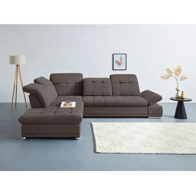 COTTA Holiday L-Form Sofa - Mikrofaser, Verstellbar, Stauraum COTTA Holiday L-Form Sofa - Mikrofaser, Verstellbar, Stauraum