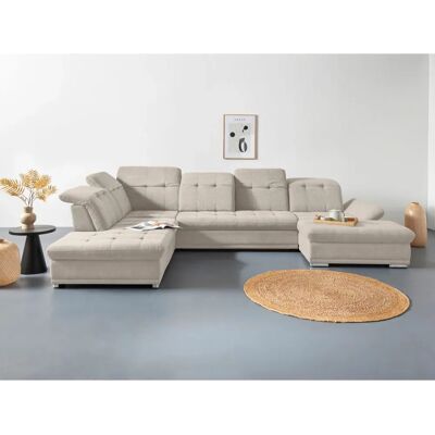 COTTA Holiday U-Form Sofa - Microfaser 6-Sitzer COTTA Holiday U-Form Sofa - Microfaser 6-Sitzer