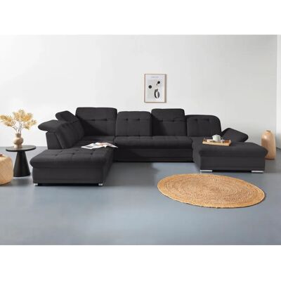 COTTA Holiday U-Form Sofa - U-Form Microfaserrecamiere COTTA Holiday U-Form Sofa - U-Form Microfaserrecamiere