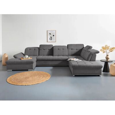 COTTA Holiday U-Form Sofa - Mikrofaser, Relaxfunktion, Bettfunktion COTTA Holiday U-Form Sofa - Mikrofaser, Relaxfunktion, Bettfunktion