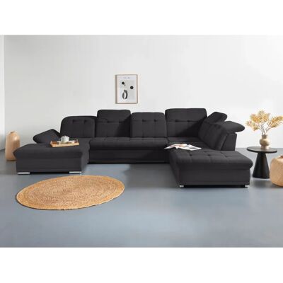 COTTA Holiday U-Form Sofa - Mikrofaser, 6-Sitzer COTTA Holiday U-Form Sofa - Mikrofaser, 6-Sitzer