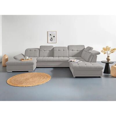 COTTA Holiday U-Form Sofa - Microfaser, 386cm COTTA Holiday U-Form Sofa - Microfaser, 386cm