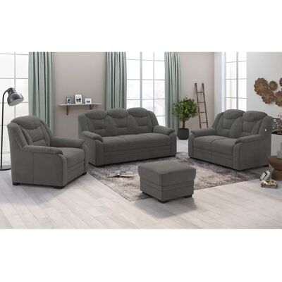 COTTA Marcus Grau Chenille 2-Sitzer Sofa - Sofa COTTA Marcus Grau Chenille 2-Sitzer Sofa - Sofa