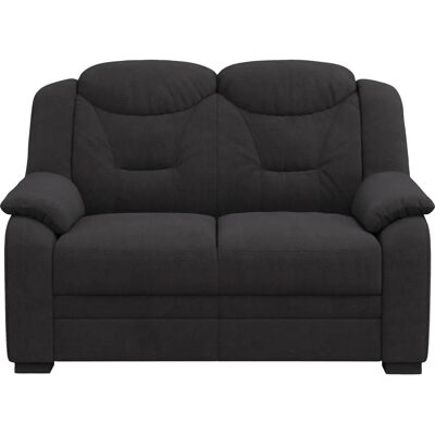COTTA Marcus Zweisitzer Sofas - Chenille Schwarz COTTA Marcus Zweisitzer Sofas - Chenille Schwarz