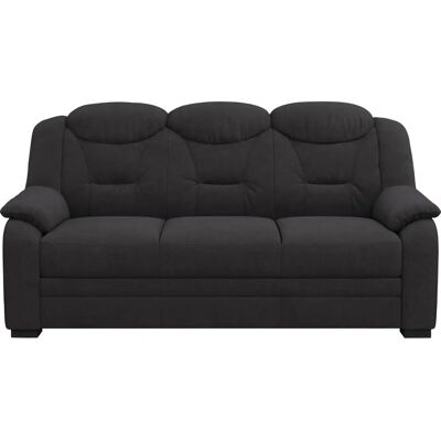 COTTA Marcus 3-Sitzer Sofa - Chenille, Schwarz COTTA Marcus 3-Sitzer Sofa - Chenille, Schwarz