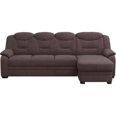 COTTA Marcus L-Form Sofa - Chenille, Bettfunktion, Grau COTTA Marcus L-Form Sofa - Chenille, Bettfunktion, Grau