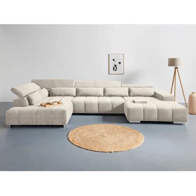 COTTA Orion Couch - Microfaser - Beige - U-Form - Wohnzimmer COTTA Orion Couch - Microfaser - Beige - U-Form - Wohnzimmer