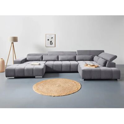 COTTA Orion U-Form Sofa - U-Form Grau Polyester COTTA Orion U-Form Sofa - U-Form Grau Polyester
