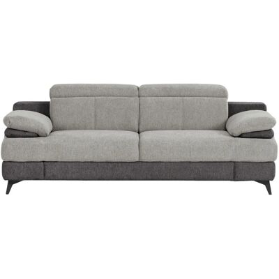 Třímístná pohovka Livetastic, Textil, Světle šedá, Tmavě šedá - Pohovka Třímístná pohovka Livetastic, Textil, Světle šedá, Tmavě šedá - Pohovka