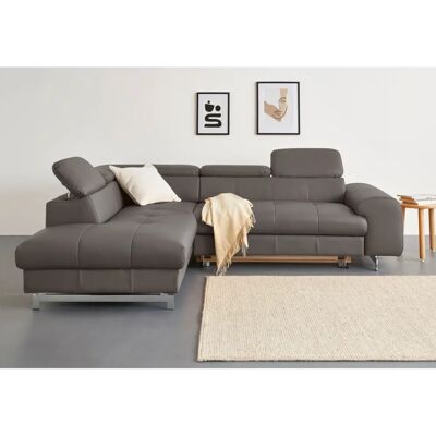 COTTA Chef Ledersofa - Ottomane links - 257x72x206 cm COTTA Chef Ledersofa - Ottomane links - 257x72x206 cm