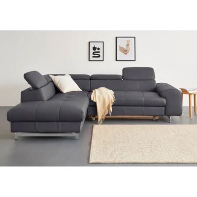 COTTA Chef Leder Ecksofa - Ottomane links COTTA Chef Leder Ecksofa - Ottomane links