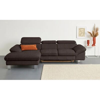 COTTA Driver L-Form Sofa - Verstellbare Kopfstützen, Stauraum & Relaxfunktion COTTA Driver L-Form Sofa - Verstellbare Kopfstützen, Stauraum & Relaxfunktion
