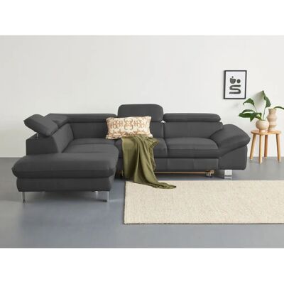 COTTA Driver L-Form Sofa - Verstellbare Kopf- und Rückenlehnen COTTA Driver L-Form Sofa - Verstellbare Kopf- und Rückenlehnen