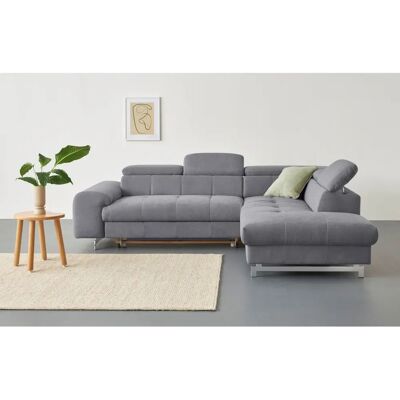 COTTA Chef Ecksofa - Verstellbare Kopfstützen - Ottomane rechts - 257cm COTTA Chef Ecksofa - Verstellbare Kopfstützen - Ottomane rechts - 257cm