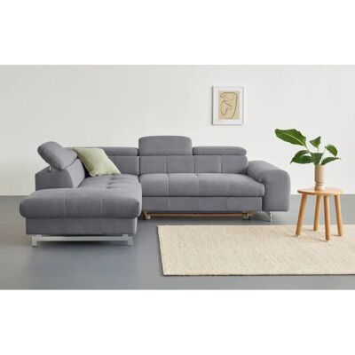 COTTA Chef L-Form Sofa - Microfaser, Ottomane, Bettfunktion COTTA Chef L-Form Sofa - Microfaser, Ottomane, Bettfunktion