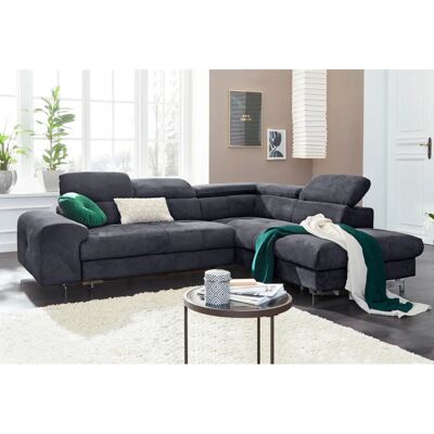 COTTA Chef L-Form Sofa - Ottomane, Bettfunktion, Kopfteilverstellung COTTA Chef L-Form Sofa - Ottomane, Bettfunktion, Kopfteilverstellung