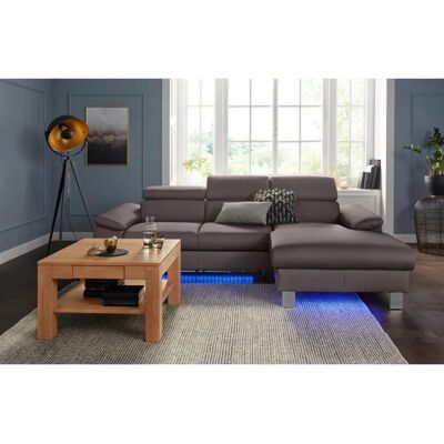 COTTA Komaris L-Form Sofa - Recamiere rechts, Abnehmbarer Bezug, LED-Beleuchtung COTTA Komaris L-Form Sofa - Recamiere rechts, Abnehmbarer Bezug, LED-Beleuchtung