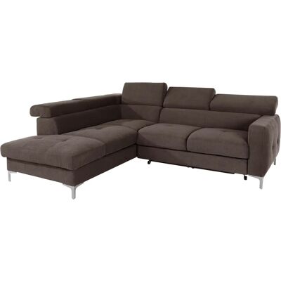 COTTA Sammy L-Form - Verstellbares, Braunes Sofa COTTA Sammy L-Form - Verstellbares, Braunes Sofa