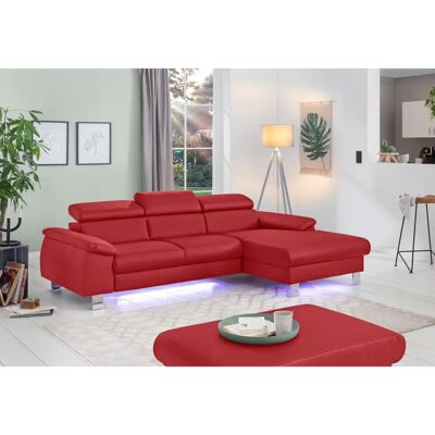 COTTA Komaris L-Form Sofa - Recamiere, LED, kein Bett COTTA Komaris L-Form Sofa - Recamiere, LED, kein Bett