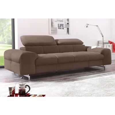 COTTA Chef 3-Sitzer Sofa - Mikrofaser - Braun - Wohnzimmer COTTA Chef 3-Sitzer Sofa - Mikrofaser - Braun - Wohnzimmer