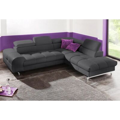 COTTA Chef L-Form Sofa - Naturleder, Bettfunktion, Ottomane rechts COTTA Chef L-Form Sofa - Naturleder, Bettfunktion, Ottomane rechts