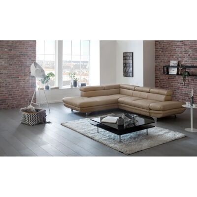 COTTA Enterprise L-Form Sofa - Leder, Bett, Verstellbarer Kopfteil COTTA Enterprise L-Form Sofa - Leder, Bett, Verstellbarer Kopfteil