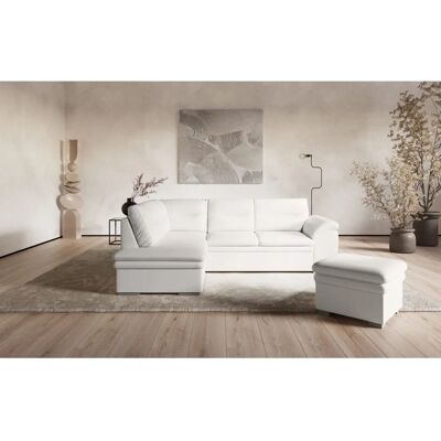COTTA Leandra L-Form Sofa - Reversible Ottomane, Leder COTTA Leandra L-Form Sofa - Reversible Ottomane, Leder